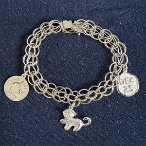 Beautiful Sterling Charm Bracelet